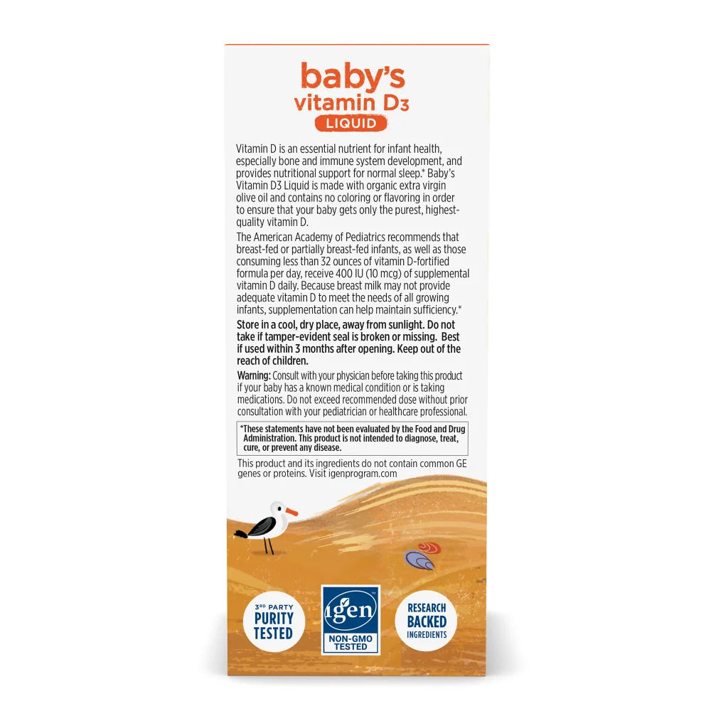 Baby's Vitamin D3 Liquid