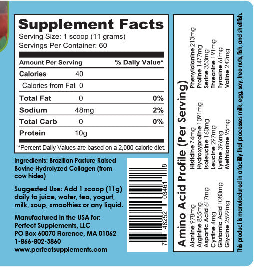 Hydrolyzed Collagen (unflavored)