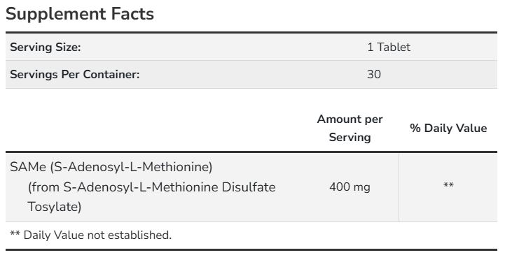 SAMe 400mg
