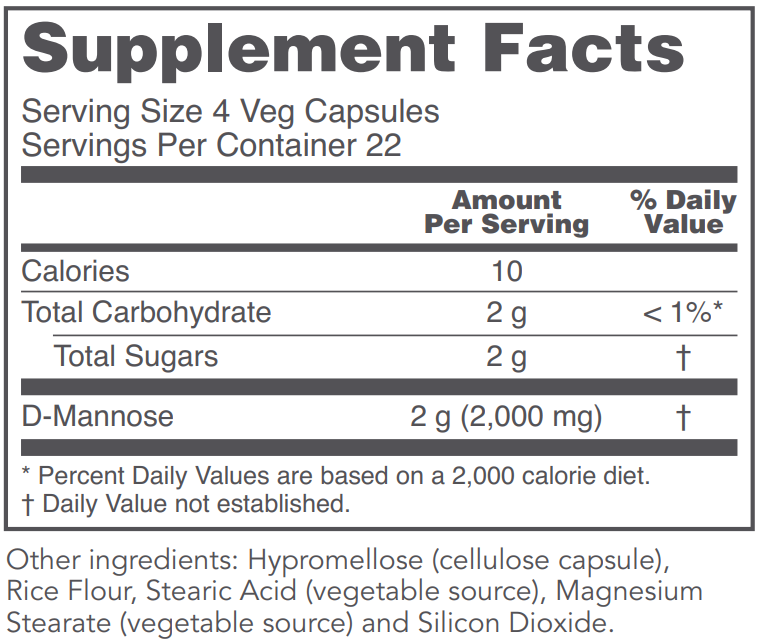 D-Mannose 500mg