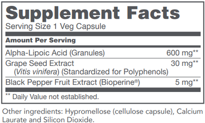 Alpha-Lipoic Acid 600mg