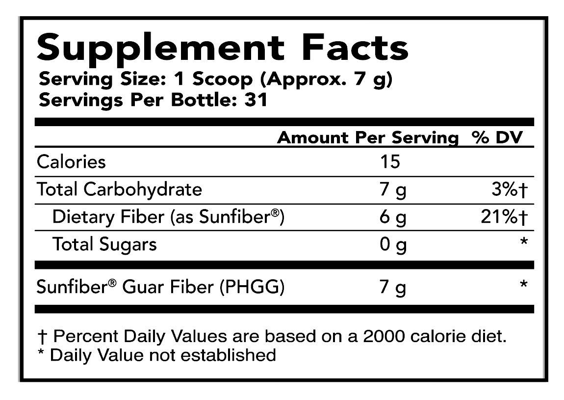 Sun Fiber Powder
