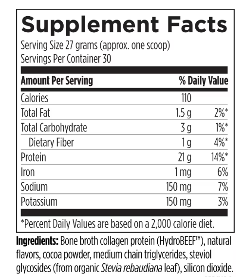 Bone Broth Protein - Chocolate