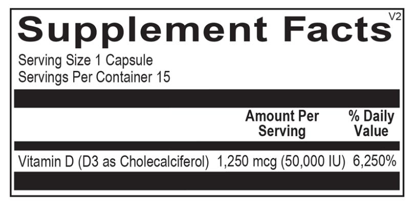 Vitamin D3 50,000