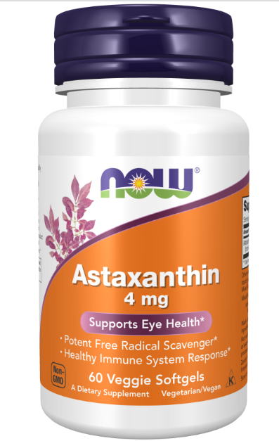 Astaxanthin 4mg Veggie Softgels