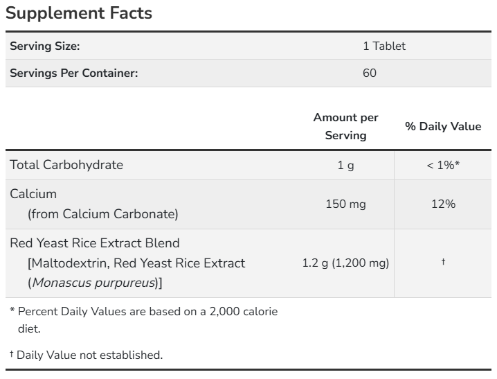 Red Yeast Rice Extract
