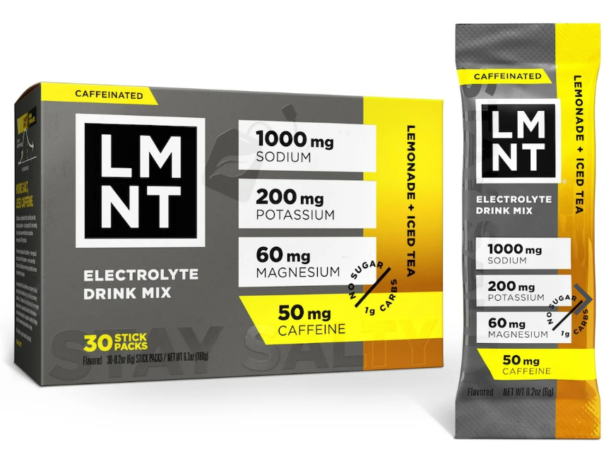 LMNT Zero-Sugar Electrolytes (Lemonade Iced Tea)