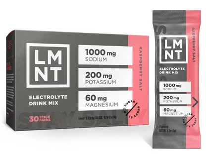 LMNT Zero-Sugar Electrolytes (Raspberry)